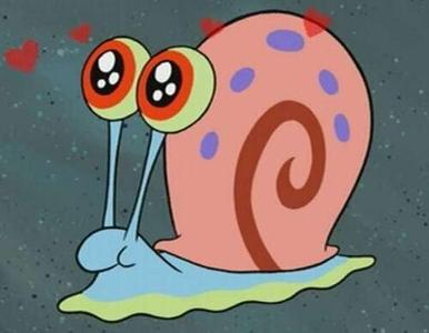 What is Spongebob's pet snail's name?