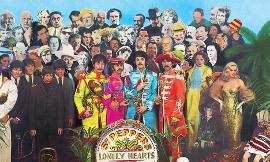 Who sang the "ahhs" in the Beatles' "A Day in the Life"?