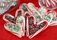 candy cane hearts