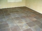 Tiled floor