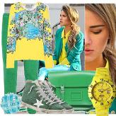 Green and Yellow outfit