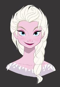 Who voices Queen Elsa? Medium. No period here and the rest.