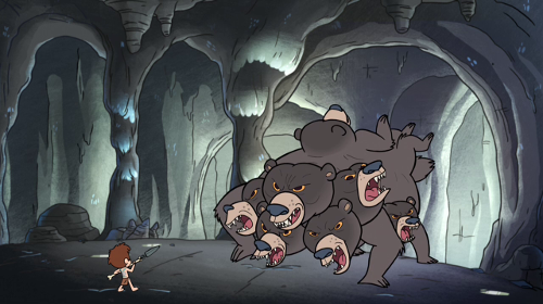 What creature did Dipper have to fight in Dipper VS Manliness(Don't forget the -)?