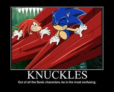 You walked over to her but started shaking. "___? Are you okay?" Alexis asked flying over to you. Sonic, Knuckles, and Tails walked over also. Your eyes turned black and you blasted Knuckles. Knuckles flew back and growled in pain as Alexis helped him up.