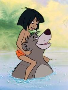 What is the name of the human boy in the Jungle Book?