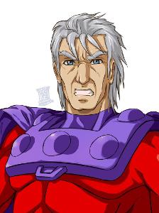 What is the real name of the villain Magneto?