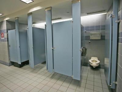 There is a rumor that the school bathrooms are haunted. What do you do?