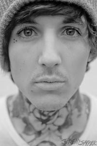 Let's start of easy. Who is this guy? He is from the band Bring Me The Horizon.