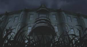 You all say the chant, but all of a sudden, you guys are teleported to a different place. You all stand up. You see a huge broken building, with corpse near it. What do you say?
