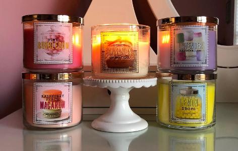 Pick a candle from bath and body works.