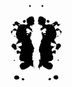 What do you see in this inkblot?
