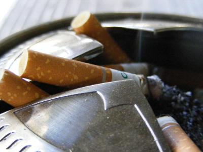 What is the primary addictive component in cigarettes?
