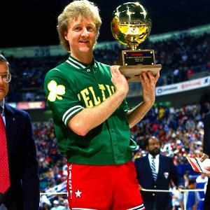 The three-point shootout of 1987 saw Larry Bird and what Celtics player go head-to-head for a chance to win $86,000!