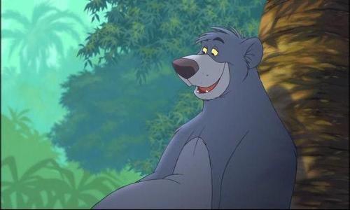 What is the name of the big bear in the Jungle book?