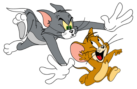 Which classic cartoon series follows the adventures of a mischievous cat named Tom and a clever mouse named Jerry?