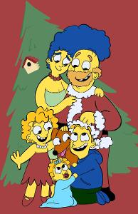 In the cartoon 'The Simpsons', what is the name of the family's youngest daughter?