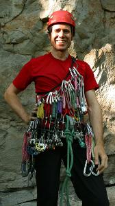 What is the main piece of equipment used in rock climbing?