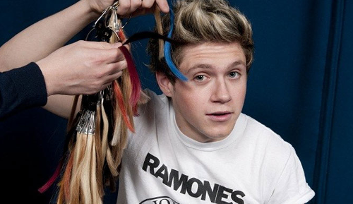 What's Niall's natural hair color?