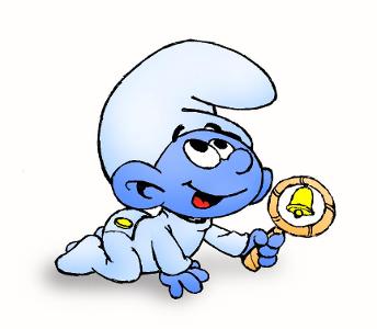 How was Baby Smurf introduced to the Smurfs?