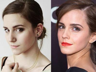 Who plays Hermione Granger, girl #1 (left) or girl #2 (right)?