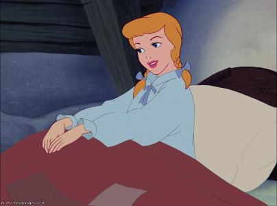 What song does Cinderella sing when she wakes up?