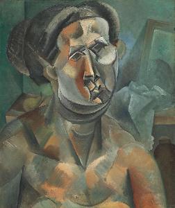 Which art medium did Picasso work with predominantly during his Cubist period?