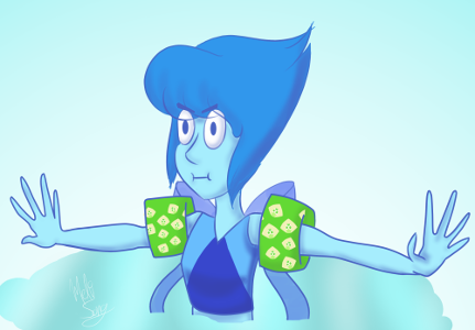 Me: Me question, now! Lapis Lazuli: You`re back! Me: Yep. Don`t worry, this won`t affect your score. I promise! I swear that if it does that you can face-slap me! Okay, will you tell me and Lapis what you got?