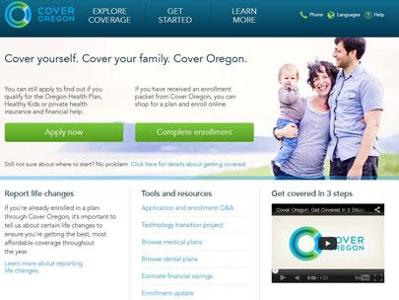 Cover Oregon's website appears to be on the right track for the first time in its history? When does the website have to be ready to be operational, in order to work with the federal exchange?