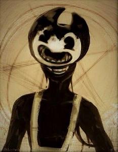Suddenly, there was running foot steps... bendy looked at you and replied, "You must leave, if you don't... Sammy will turn me into an evil version of me.... and I don't want anything bad happened to you... we must go now!" As he leads you to the exit, how do you react...?