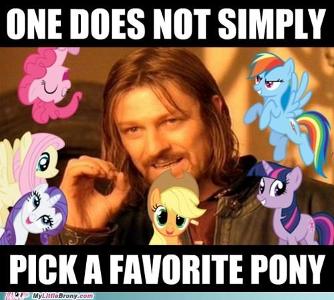 Which pony do you think you would be? not just based on looks.