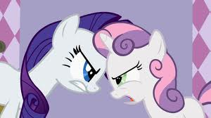 Who did Sweetie Belle try to replace Rarity with in 'Sisterhooves Social'?