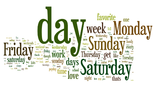 What is your favorite day of the week?