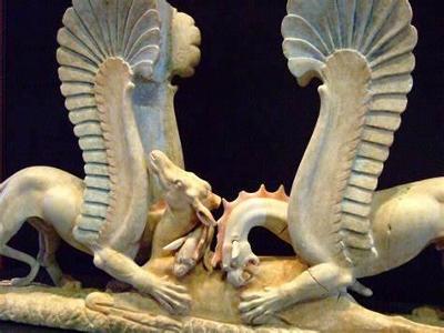 In which mythology are griffins often found?