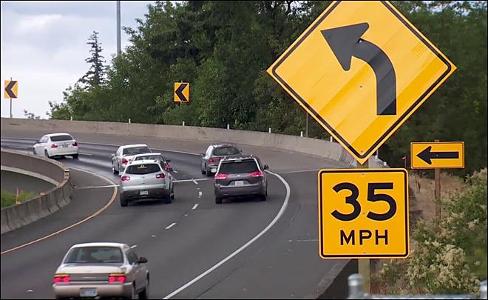 ODOT is installing a warning sign at the I-5/Highway 217 crash that's been the site of a string of accidents. How much does will the sign cost?