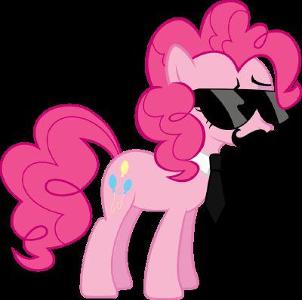 Pinkie Pie then suddenly dressed exactly like you and shoots the party cannon. Pinkie Pie: YAHOOOO!!! IT'S SOOO NICE TO MEET YOU, (Y/N)!! I'M PINKIE PIE, the HAPPIEST pony in Equestria!!! How do you like my look?