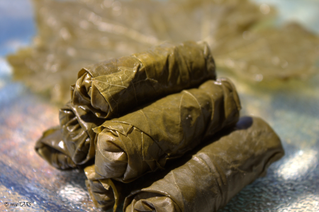 Do you like to eat ethnic foods? (Those are stuffed grape leaves in the picture--so good)
