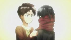 Is Eren and mikasa blood-related?