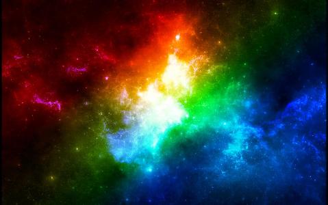 What if the stars suddenly changed into beautiful mixed colors like a rainbow? (Picture below)