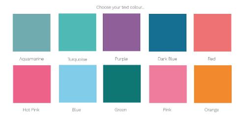 Choose a color: