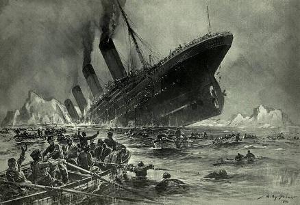 Which novel is based on the sinking of the Titanic in 1912?
