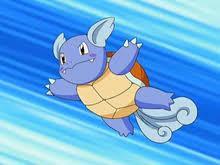 You go in the jym it's a water type! They send in wartortle!