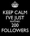 200 followers!