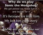 My opinions on things in Sonic.