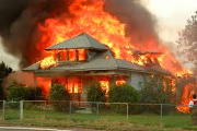 what would you do if your house was burning and you and your family along with pets were in the house?