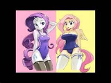 Who would win Rarity or Fluttershy?(Looking exactly like they do in the picture)