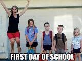 What do you think about the first day of school?