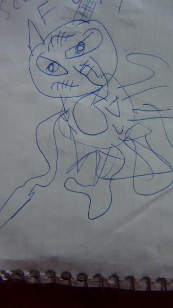 My dad drew Mangle