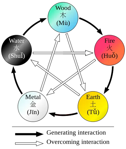 Which element are you from the Wu Xing