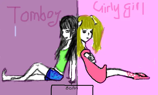 are you a tomboy or girly girl or both mixed