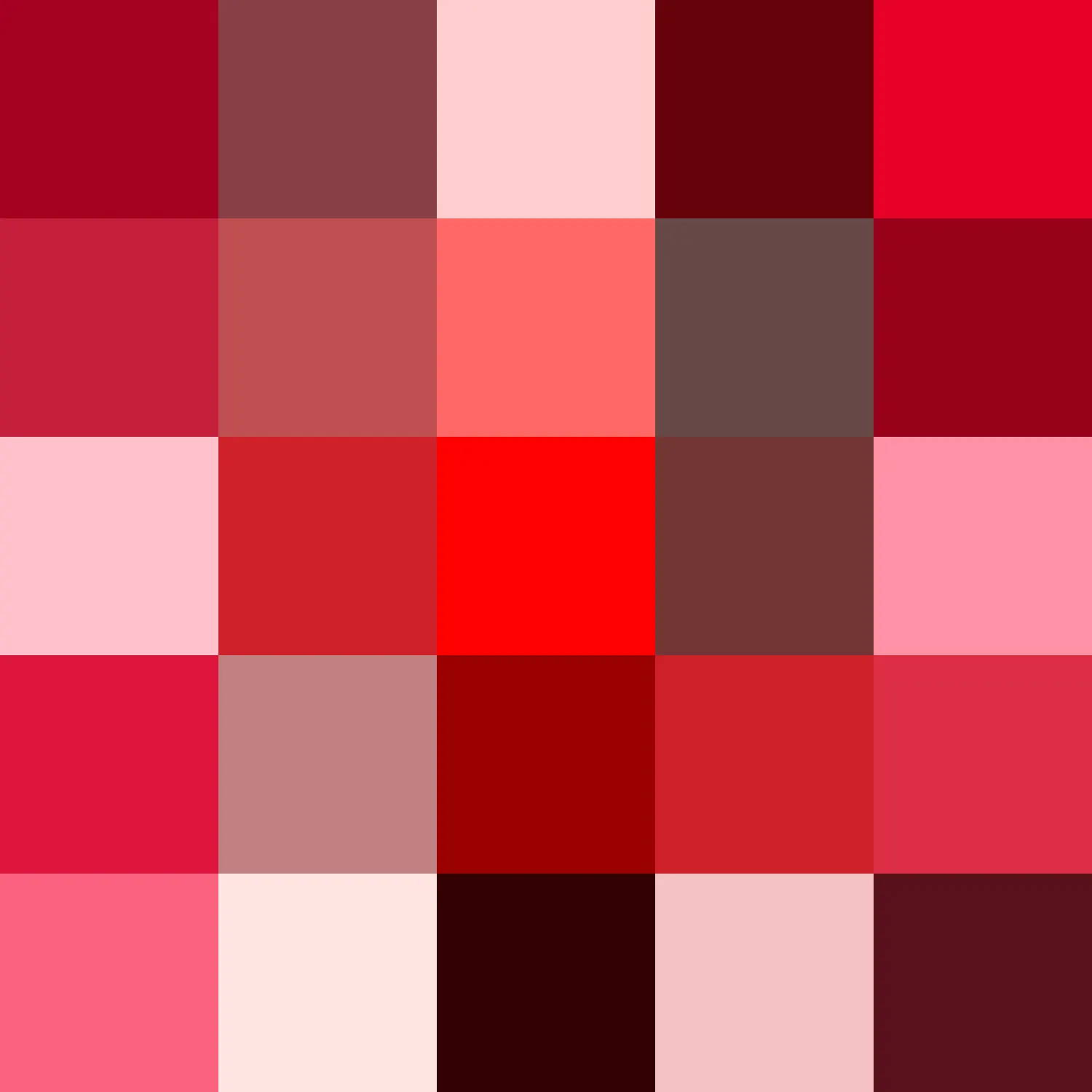 Shades of Red